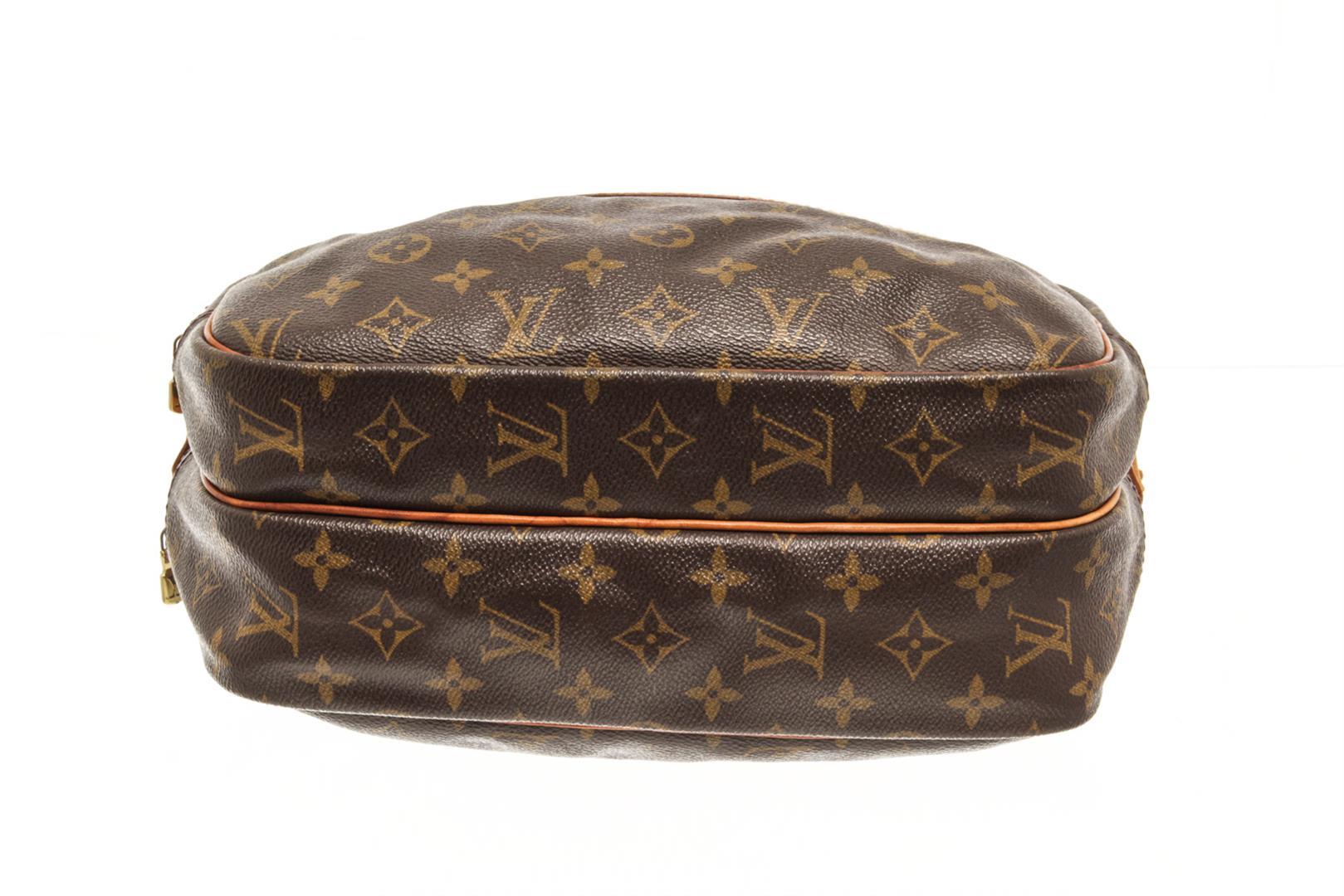 Louis Vuitton Brown Monogram Reporter PM Crossbody Bag