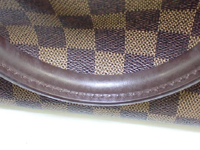 Louis Vuitton Damier Ebene Canvas Leather Brera Handbag