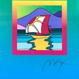 Sailboat East on Blends by Peter Max