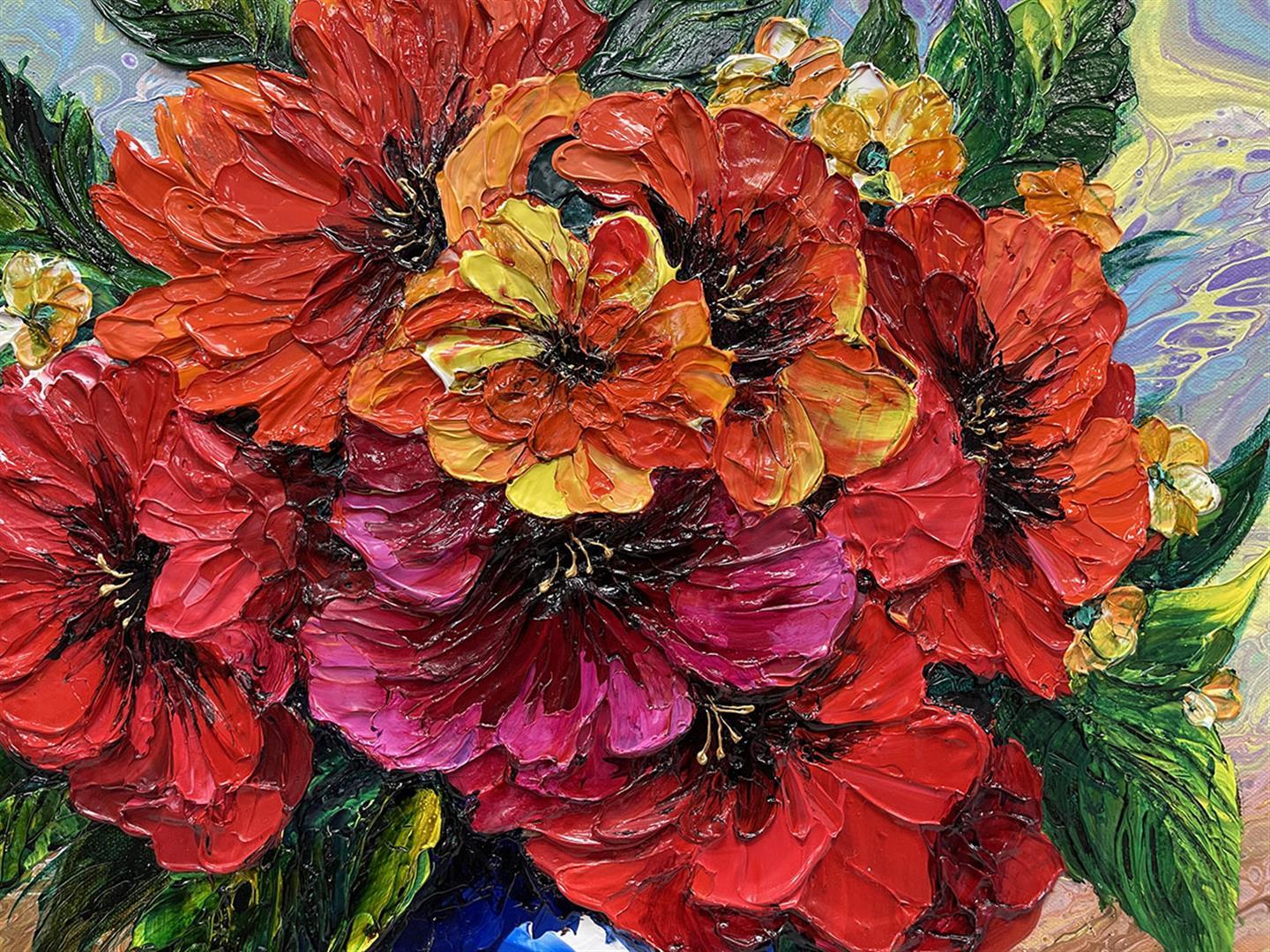 Bouquet Of Flowers By Yana Rafael