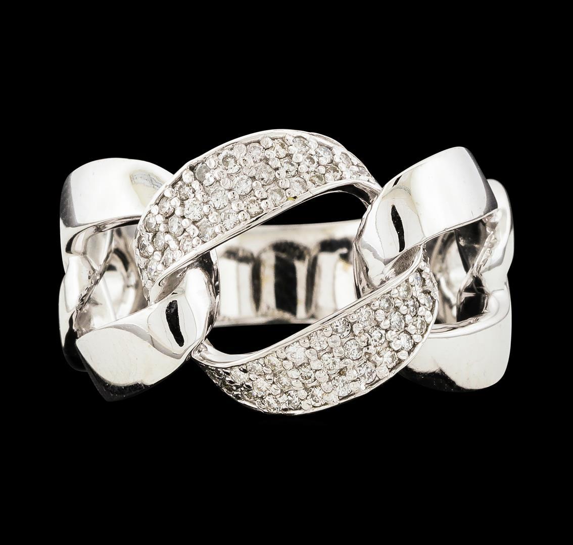 0.33 ctw Diamond Ring - 14KT White Gold