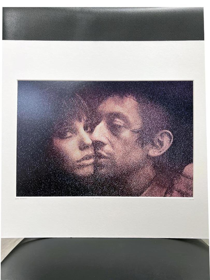 Jean D Hugues Le Baiser Jane Birkin Serge Gainsbourg Romantic Lovers Couple