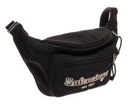 Balenciaga Black Nylon Polyester Waist Bag