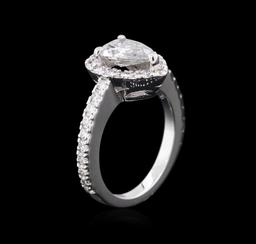 1.51 ctw Diamond Ring - 14KT White Gold