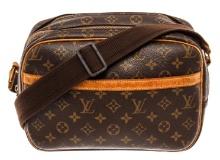 Louis Vuitton Brown Monogram Canvas Reporter PM Messenger Bag