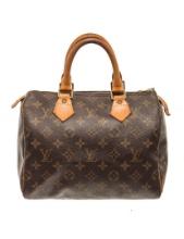 Louis Vuitton Brown Monogram Speedy 25 Handbag