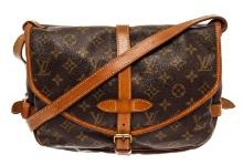 Louis Vuitton Brown Monogram Canvas Saumur 30 Messenger Bag