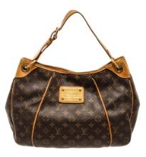 Louis Vuitton Brown Monogram Canvas Galliera PM Hobo Bag