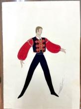 Red / Black Costume by ERTE