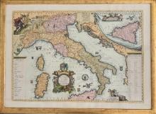Old World Map of Italy by unknown