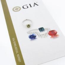 NEW 18k Gold 1.46 ctw GIA Ceylon Alexandrite & Emerald Cut Diamond Engagement Ri