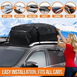 10 NEW 17 Cu Ft Roof Bag Rooftop Cargo Carriers