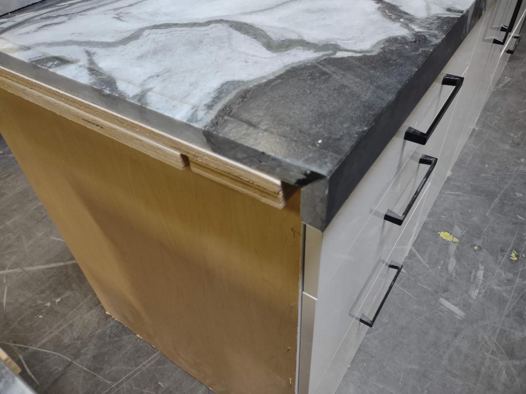 High End Marble Top Bathroom Vanity