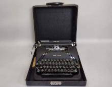 Vintage Smith Corona Sterling Portable Typewriter