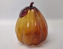 Vintage Art Glass Pumpkin