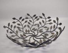 Vintage Wrought Iron Fruit Bowl