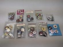 Vintage Pin Back Button Collection