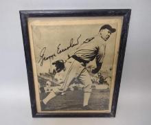 Vintage Framed Baseball Print