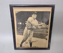 Vintage Framed Baseball Print