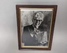 Framed Orville Redenbacher Photograph