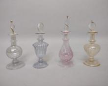 4 Vintage Perfume Bottles