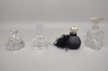 4 Vintage Perfume Bottles