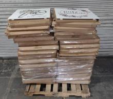 Pallet Of Wooden Wall Hangings
