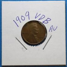 1909 VDB Lincoln Wheat Penny Cent