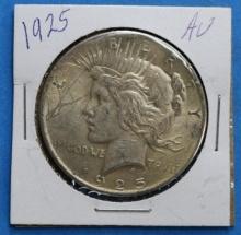 1925 Silver Peace Dollar Coin