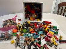 Box lot of misc toys