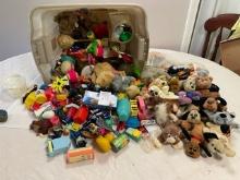 Tote of toys - pound puppies