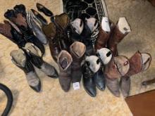 many pair of western boots 8.5 - 11