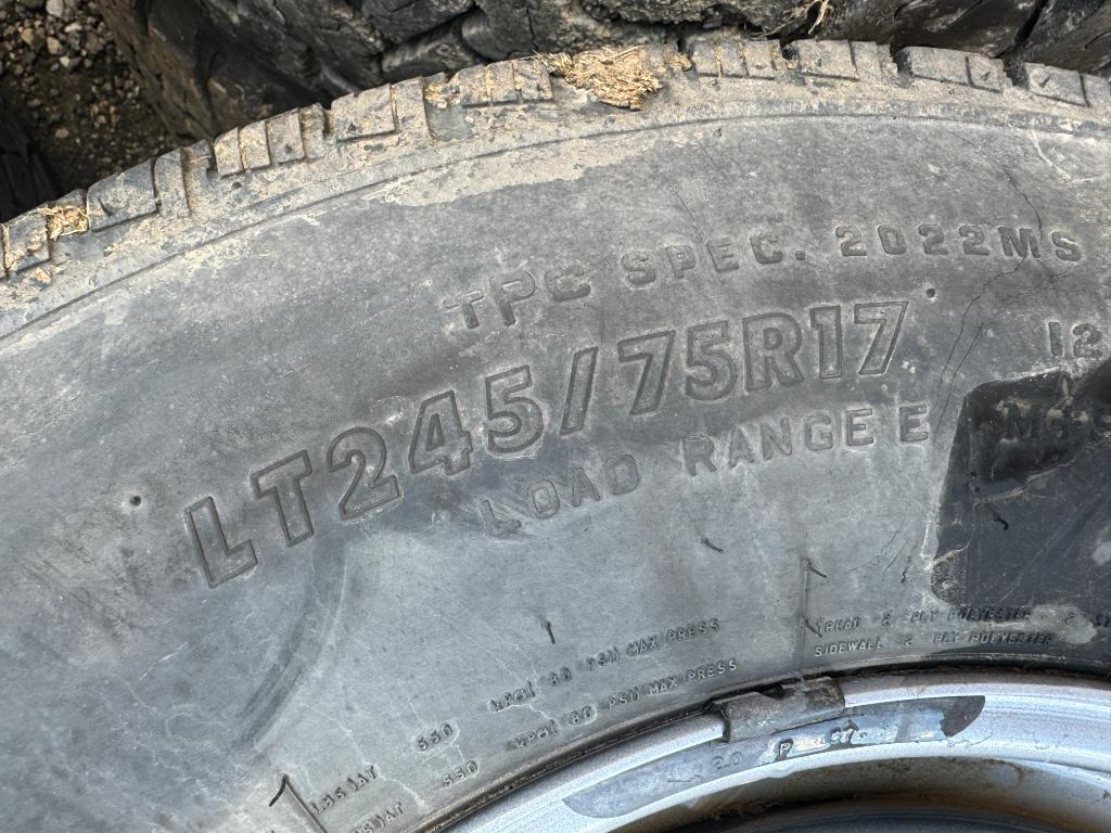2 Firestone Transforce HT LT245/75R17 Tires