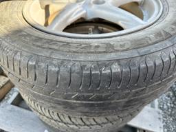 4 Mixed Tires With Pontiac Rims