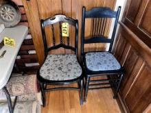 LOT: 2-UPHOLSTERED SIDE CHAIRS