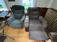 LOT: 2-RECLINERS, ELECTRIC ONE NEEDS CORD