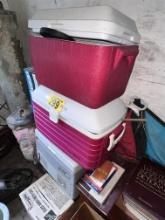 LOT OF 3-COOLERS, IGLOO, THERMOS & COLEMAN