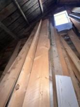 LUMBER INVENTORY IN BARN: MIXED HARDWOODS, SOFTWOOD, SHEET GOODS. BUYER HAS 3-DAYS TO REMOVE LUMBER