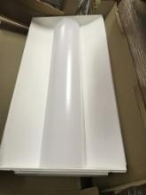 2 NEW LITHONIA LIGHTING 2FT X 4FT EMERGENCY LIGHT FIXTURES