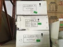 3 NEW E LIGHTING ACT-841825-CH LIGHT FIXTURES