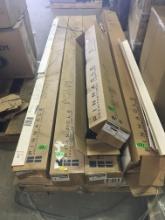 LONG PALLET OF PINNACLE ARCHITECTURAL LIGHTING LED FIXTURES