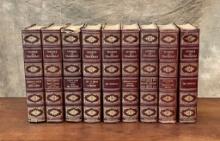 Lot Of 9 Volumes Works Of Thackeray Limited Numbered Edition