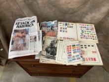 Miscellaneous Paper Lot From Military Trunk