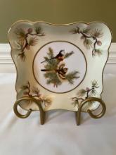 Vintage Pinecone Decorative Plate