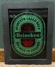 Heineken Beer Framed Mirror