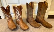 HP Braided Leather Cowboy Boots & Ariat Boots