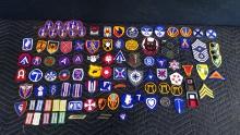 Assorted Military Unit Patches & Ranks