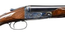 CUSTOM PARKER BROS. DHE SXS SHOTGUN FITTED WITH