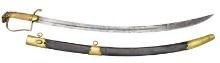 LATE FEDERAL PERIOD EAGLE HEAD OFFICER’S SABER.