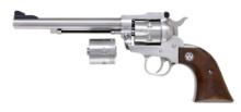 UNUSUAL RUGER STAINLESS NEW MODEL SINGLE-SIX